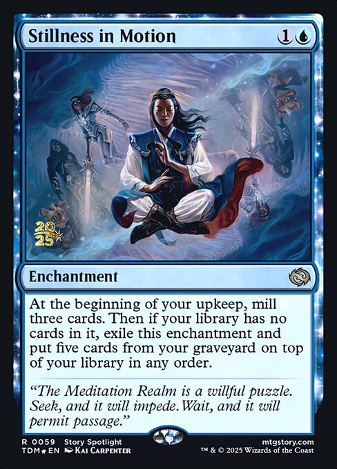 Stillness in Motion - Tarkir: Dragonstorm Promos () #59s [Foil] [Foil]