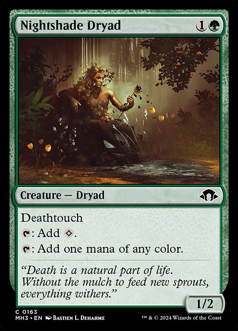 Nightshade Dryad - Modern Horizons 3 (mh3) #163