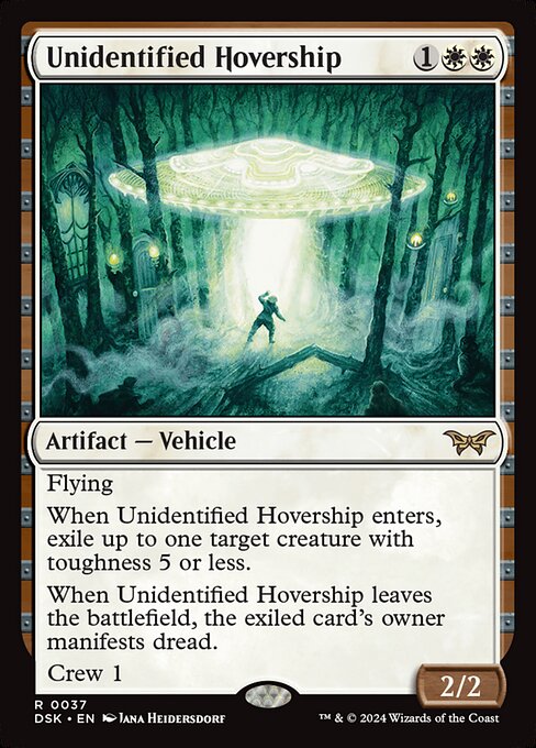 Unidentified Hovership - Duskmourn: House of Horror (DSK) #37