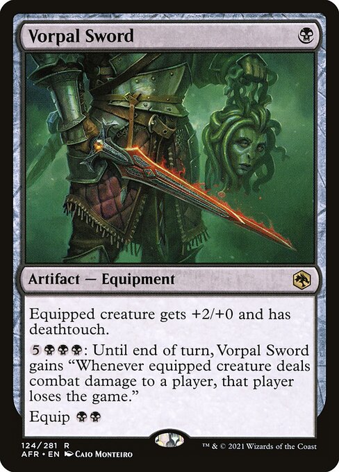 Vorpal Sword - Adventures in the Forgotten Realms (AFR) #124 [Foil] [Foil]