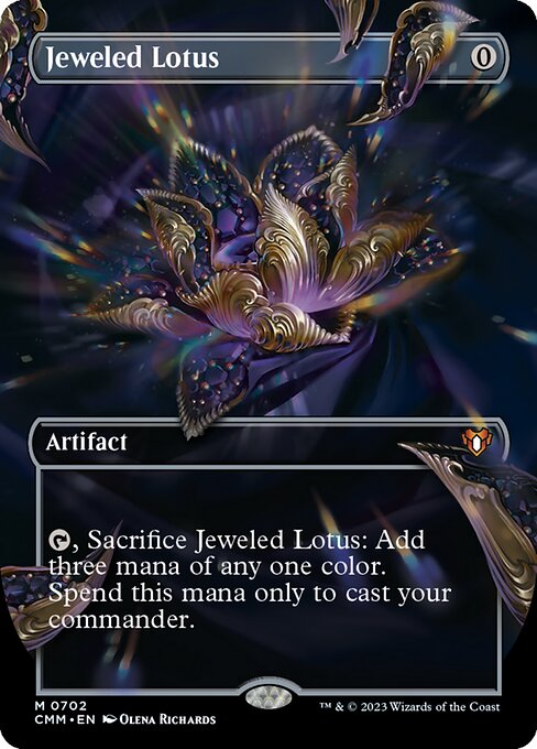Jeweled Lotus - Commander Masters () #702 [Foil] [Foil]