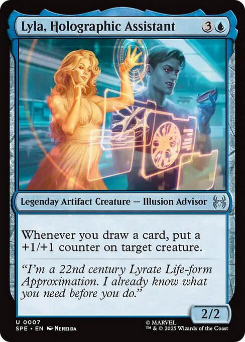 Lyla, Holographic Assistant - Marvel's Spider-Man Eternal () #7 [Foil] [Foil]