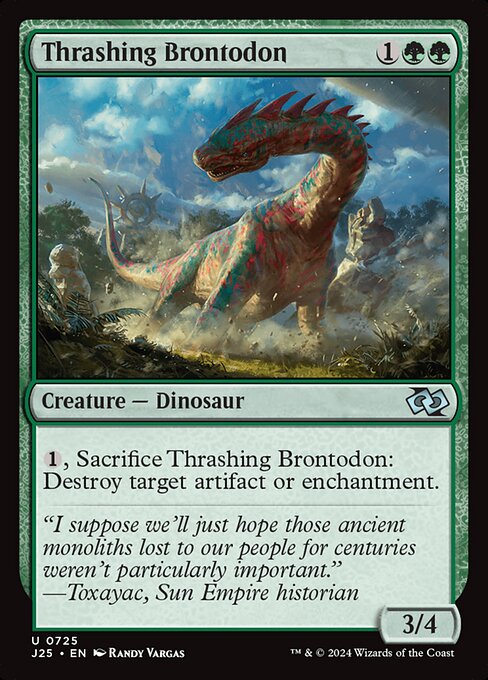 Thrashing Brontodon - Foundations Jumpstart (J25) #725