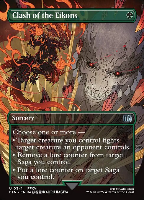 Clash of the Eikons - Final Fantasy (FIN) #341 [Foil] [Foil]