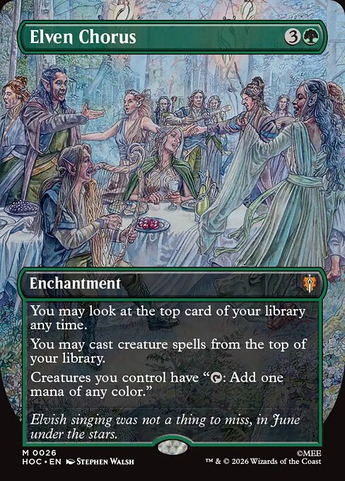 Elven Chorus - The Hobbit Eternal (hoc) #26 [Foil] [Foil]