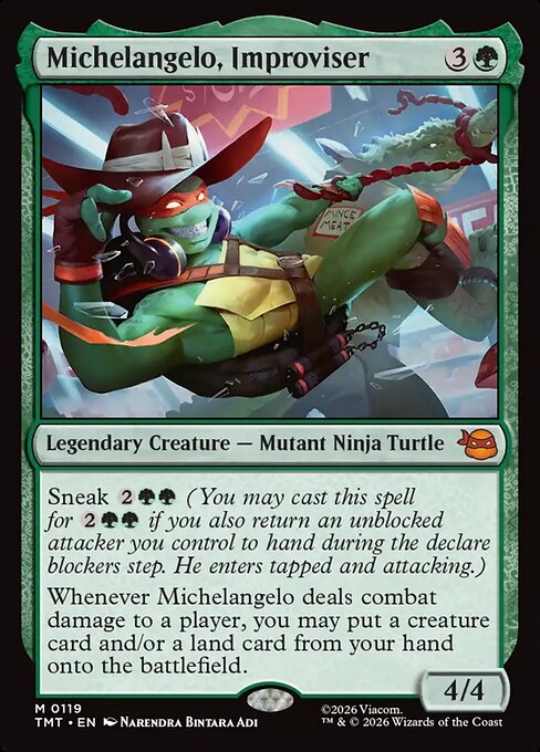 Michelangelo, Improviser - Teenage Mutant Ninja Turtles () #119