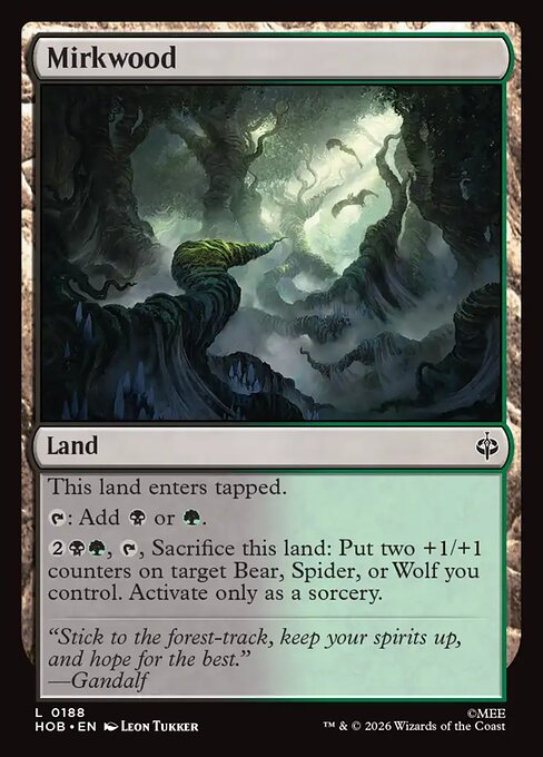 Mirkwood - The Hobbit (HOB) #188 [Foil] [Foil]