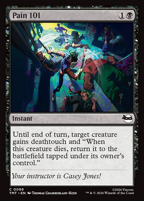 Pain 101 - Teenage Mutant Ninja Turtles () #69 [Foil] [Foil]