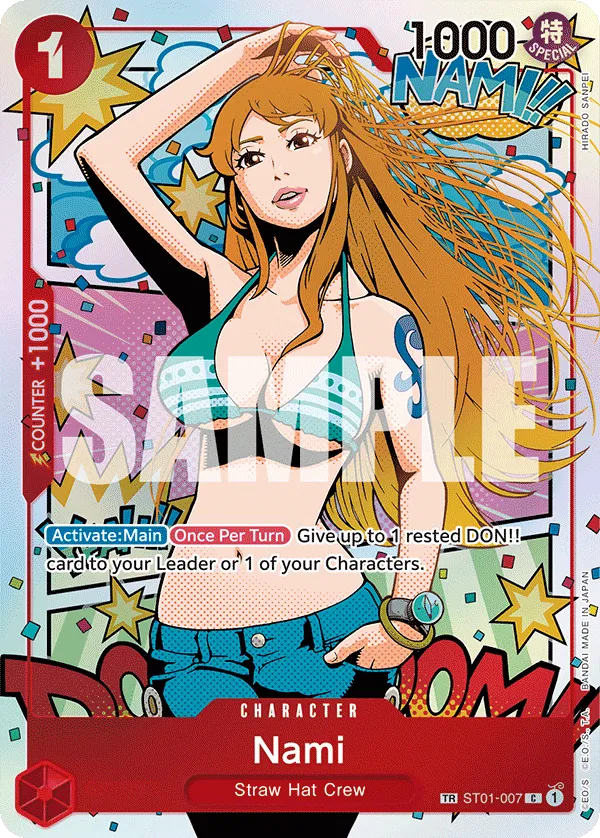Nami - WINGS OF THE CAPTAIN-[OP06] (ST01-007_p3) #007_p3 [Alt Art]