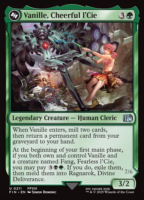 Vanille, Cheerful l'Cie - Final Fantasy (FIN) #211 [Foil] [Foil]