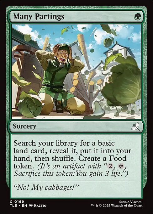 Many Partings - Avatar: The Last Airbender Eternal () #169 [Foil] [Foil]