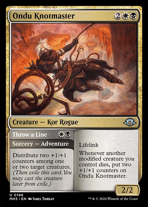 Ondu Knotmaster // Throw a Line - Modern Horizons 3 (mh3) #196