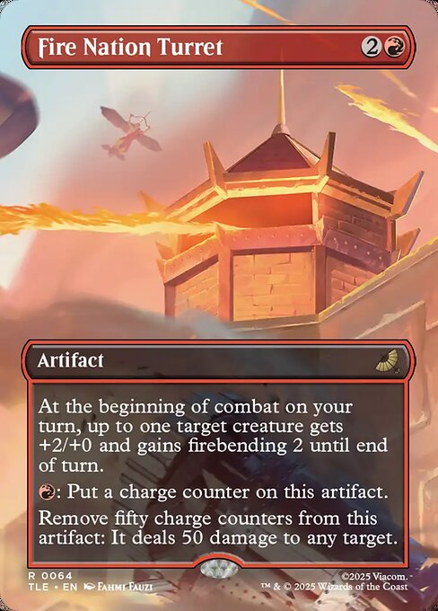 Fire Nation Turret - Avatar: The Last Airbender Eternal (TLE) #64 [Alt Art] [Foil]