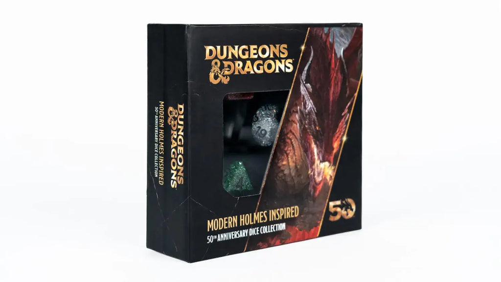 FanRoll by Metallic Dice Games - D&D 50th Anniversary Modern Holmes Inspired Set