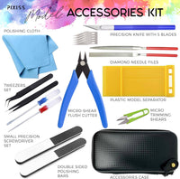 Pixiss - Pixiss Model Building Kit - Ultimate Tool Set for Crafting, Assembling & Detailing Models