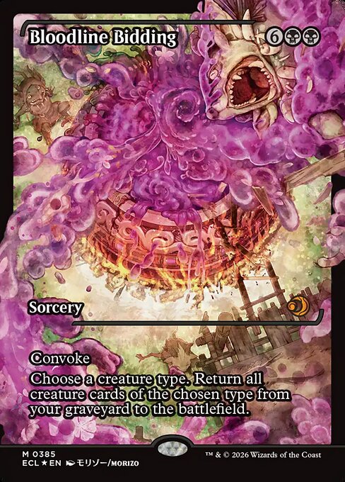 Bloodline Bidding - Lorwyn Eclipsed () #385 [Foil] [Foil]