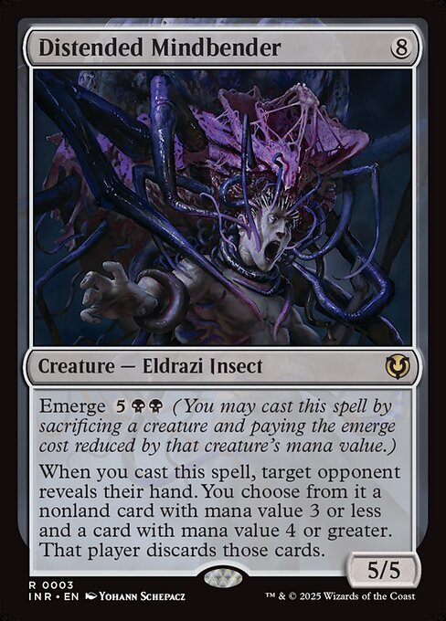 Distended Mindbender - Innistrad Remastered (inr) #3 [Foil] [Foil]