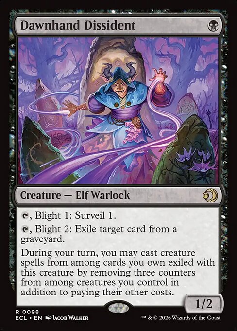 Dawnhand Dissident - Lorwyn Eclipsed (ecl) #98 [Foil] [Foil]