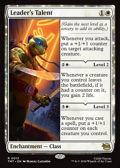Leader's Talent - Teenage Mutant Ninja Turtles () #13