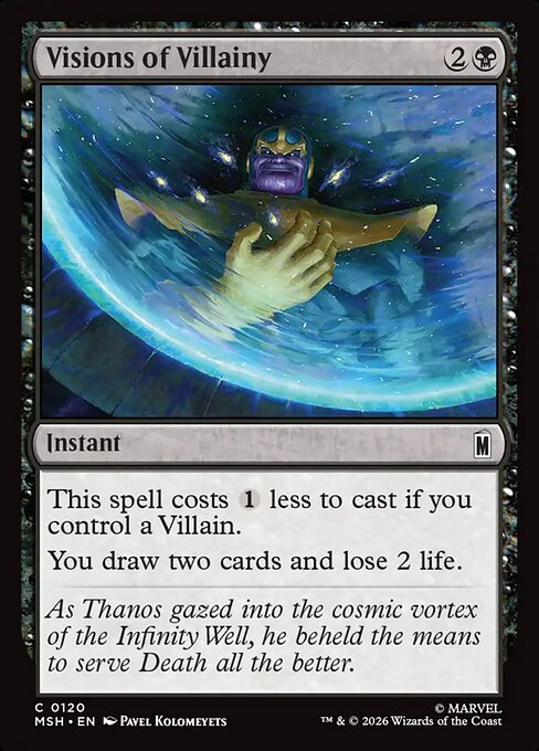 Visions of Villainy - Marvel Super Heroes () #120 [Foil] [Foil]
