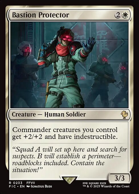 Bastion Protector - Final Fantasy Commander () #233