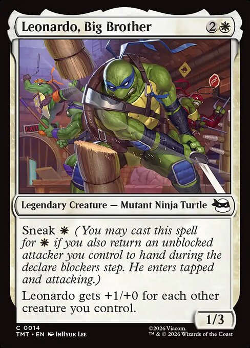 Leonardo, Big Brother - Teenage Mutant Ninja Turtles () #14 [Foil] [Foil]