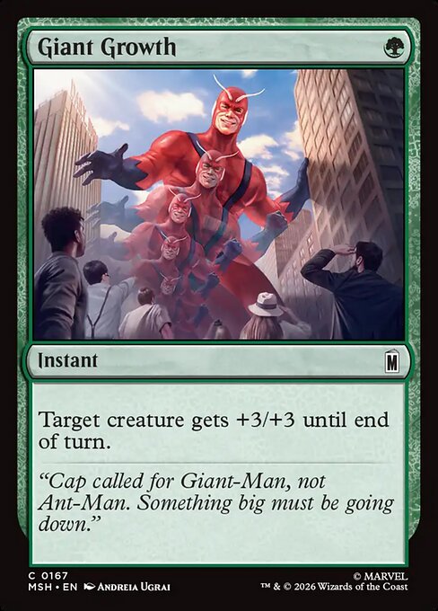Giant Growth - Marvel Super Heroes () #167