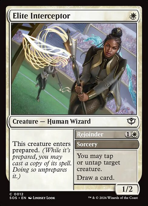 Elite Interceptor // Rejoinder - Secrets of Strixhaven () #12 [Foil] [Foil]