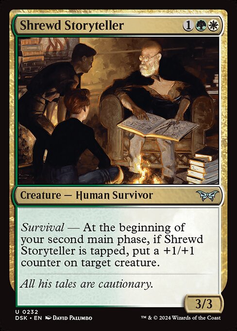 Shrewd Storyteller - Duskmourn: House of Horror (dsk) #232 [Foil] [Foil]