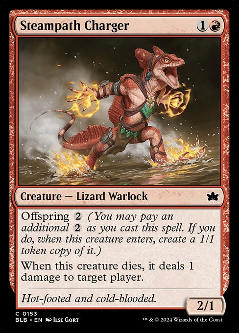 Steampath Charger - Bloomburrow (BLB) #153 [Foil]