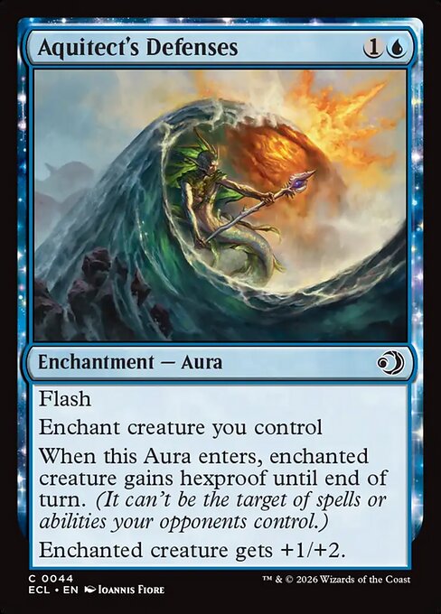 Aquitect's Defenses - Lorwyn Eclipsed (ecl) #44 [Foil] [Foil]