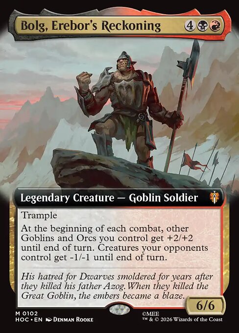 Bolg, Erebor's Reckoning - The Hobbit Eternal (HOC) #102