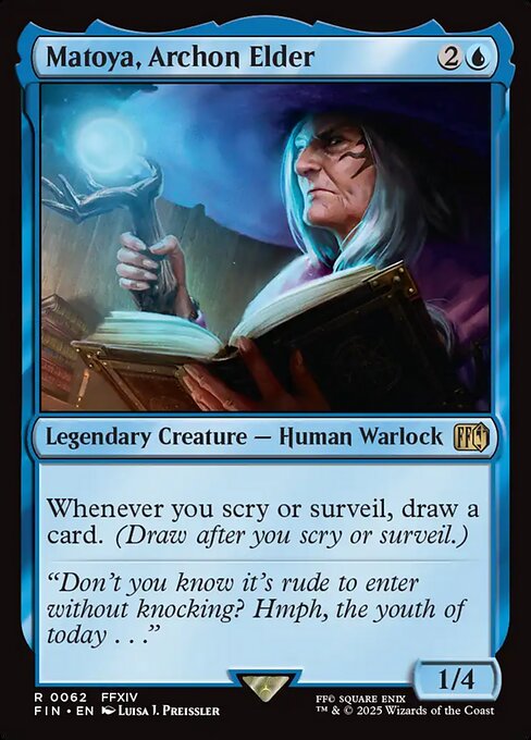 Matoya, Archon Elder - Final Fantasy (FIN) #62 [Foil] [Foil]