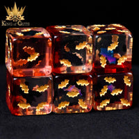 DNDDICEWHOLESALE.COM - Blood Bats & Beyond - 11 Dice Set