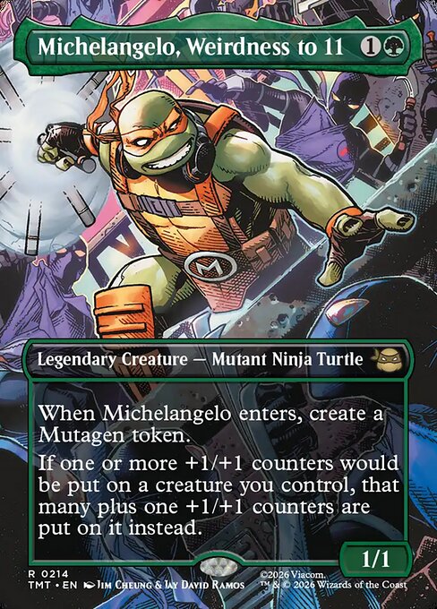 Michelangelo, Weirdness to 11 - Teenage Mutant Ninja Turtles () #214