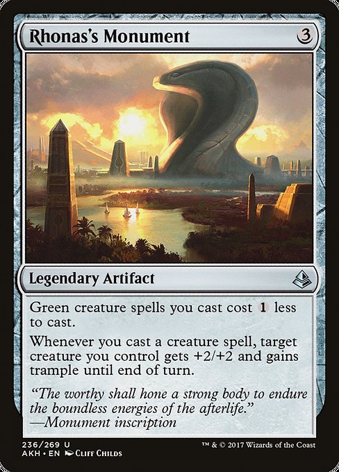 Rhonas's Monument - Amonkhet (AKH) #236