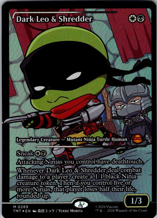 Dark Leo & Shredder [Foil] - Teenage Mutant Ninja Turtles (TMT) #289 [Foil]