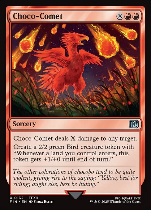 Choco-Comet - Final Fantasy (FIN) #132 [Foil] [Foil]