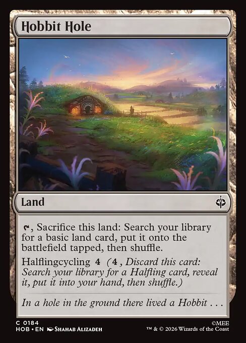 Hobbit Hole - The Hobbit (HOB) #184 [Foil] [Foil]