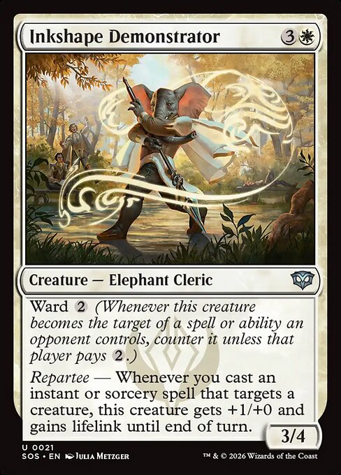 Inkshape Demonstrator - Secrets of Strixhaven () #21 [Foil] [Foil]