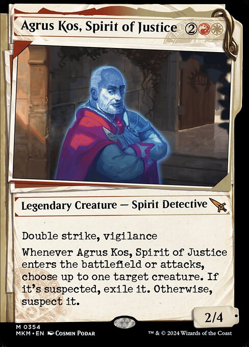 Agrus Kos, Spirit of Justice - Murders at Karlov Manor (MKM) #354