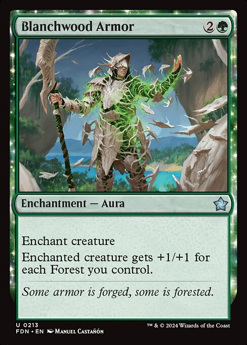 Blanchwood Armor - Foundations (FDN) #213