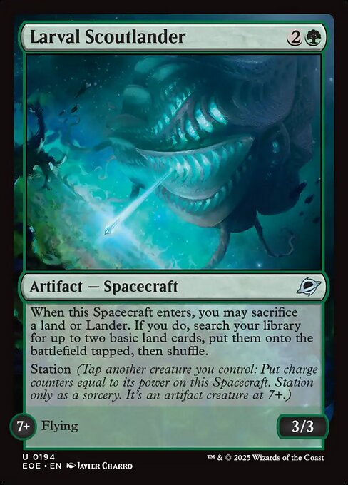 Larval Scoutlander - Edge of Eternities (eoe) #194
