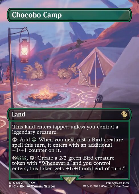 Chocobo Camp - Final Fantasy Commander () #462 [Foil] [Foil]