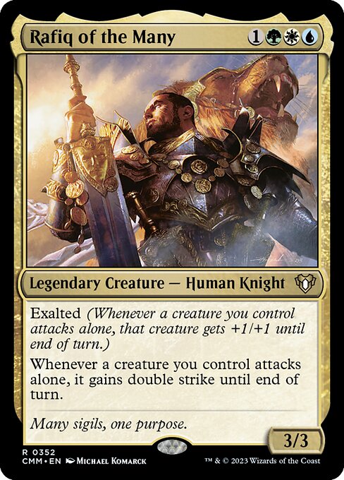 Rafiq of the Many - Commander Masters () #352
