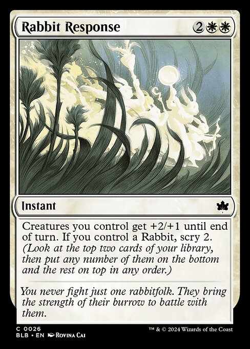 Rabbit Response - Bloomburrow () #26