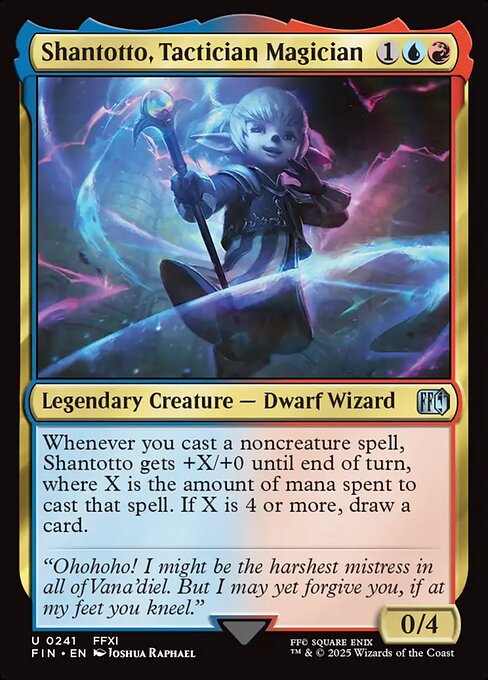 Shantotto, Tactician Magician - Final Fantasy (FIN) #241 [Foil] [Foil]