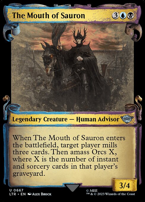 The Mouth of Sauron - The Lord of the Rings: Tales of Middle-earth (ltr) #667 [Foil] [Foil]