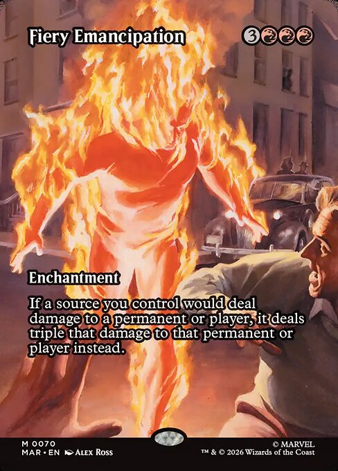 Fiery Emancipation - Marvel Universe () #70