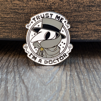 Mimic Gaming Co - Trust Me I'm A Plague Doctor Hard Enamel Pin -1.5"